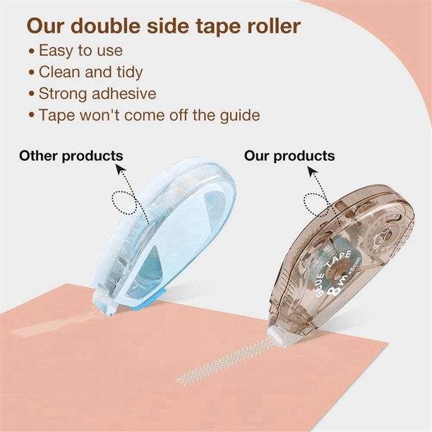 12 Pièces Rouleaux Roller De Colle, Roller Ruban Adhésif Double Face Rouleaux De Colle Souris Colle Pour Scrapbooking Diy Carte Maison 6mm X 6m 98598900