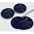 thumbnail image 4 of Inkdotpot Hugs & Kisses From The Wedding Bottle Tag Real Gold Foil Favor Hang Tag 100 Pack, 4 of 6