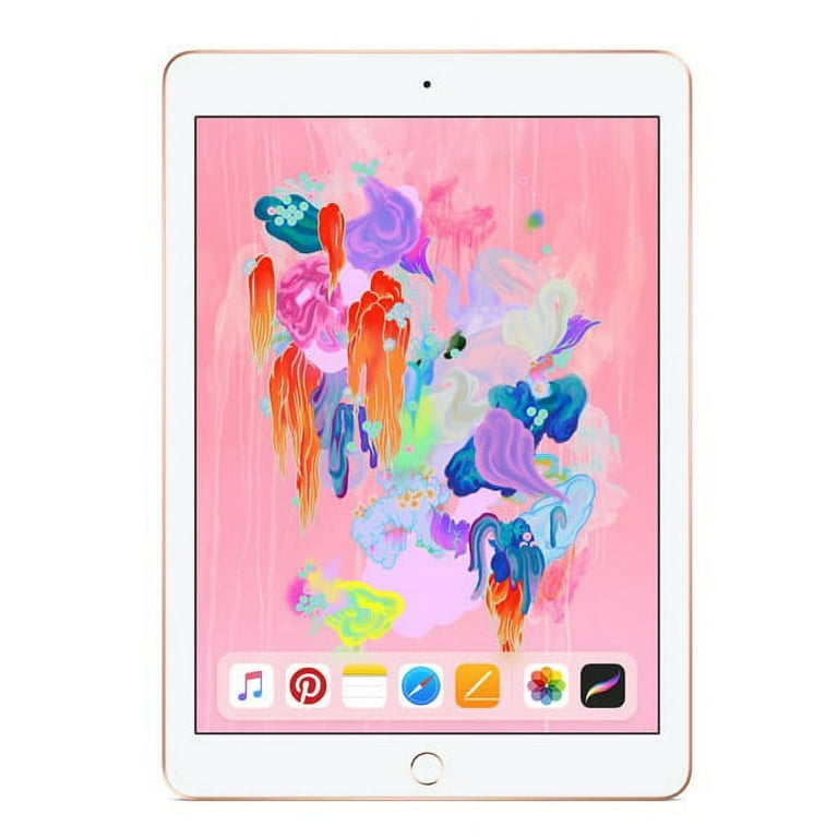 Apple iPad (6th Gen) 32GB Wi-Fi - Gold - Walmart.com