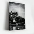 thumbnail image 3 of Formula 1 Racing Car in Rain Black and White Canvas Wall Art  Motorsport Photography Decor, 3 of 10
