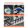 thumbnail image 6 of VEVOR 24 inch Gas Cooktop 4 Burners Gas Stove Top, Max 27000BTU Built-in Stainless Steel Stove Top LPG/NG Convertible Dual Fuel Cooktop Stoves with Thermocouple Protection for Kitchen Apartment Rvs, 6 of 9