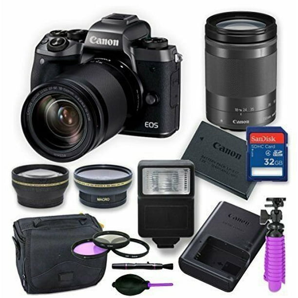 Canon Eos M5 Mirrorless Digital Camera Kit With 18 150 Mm Canon Lens More Walmart Com Walmart Com
