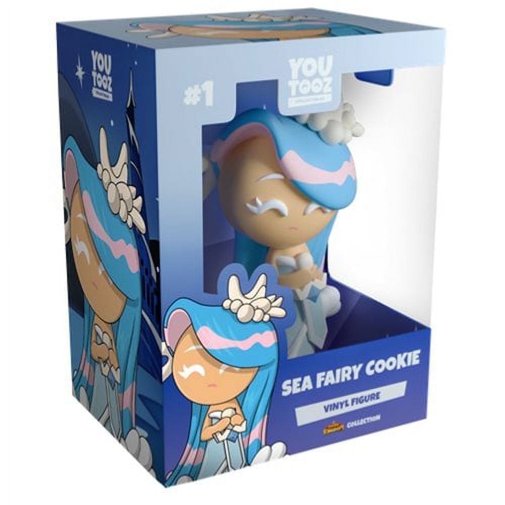You Tooz Collectibles, Sea Fairy Vinyl Figure, Ocean Scene, Blue