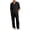 Black clothing sets for men, variant on Jessboyy Mens Pants Sets 2 Piece Outfits Summer V Neck Short Sleeve T Shirts and Pants with Pockets Travel Vacation Outfits Casual Clothing Set Khaki,XL