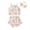 Pink, variant on Musuos Baby Girls Summer Shorts Sets 6 12 18 24M Sleeveless Floral Butterfly Print Camisole Ruffle Shorts Headband Sets