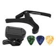 thumbnail image 2 of Guitar Capo Pick Tuner Set LED Display Guitar Clear Backlight Reading Accessories Tuner Kit, 2 of 8