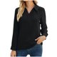thumbnail image 1 of Camisas Para Mujer, Camisetas de Gran Tamaño, Manga Larga, Moda Informal, Cuello en V Liso, Camiseta Suelta, Blusa de Otoño, Jersey, Tops Con Botones Odeerbi ODB135005, 1 of 4