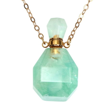 

Necklace Perfume Bottle Pendant Essential Diffuser Aromatherapy Oil Container Decorations Chain Jewelry Aroma Oils Mini