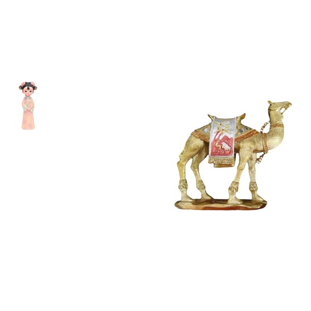 Estatua de muñeca de resina,Estatua de resina de niña antigua tradicional china,Figura de escritorio,Figura de camello,decoración moderna,regalo de inauguración de la casa,Estatua de animal