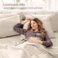 thumbnail image 5 of Bare Home Organic Sateen Sheet Set - 400 Thread Count - 100% Organic Cotton - 4 Piece - California King, French Beige, 5 of 10
