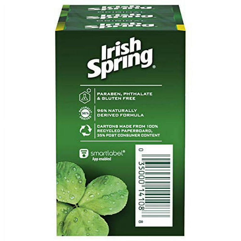  Irish Spring Bar Soap for Men, Original Clean, Smell