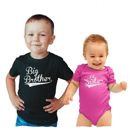 

Brand: Baseball Sibling Shirt Set Brother and Little Sister Includes Size 4 & 3-6 mo
