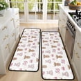 thumbnail image 4 of Kitchen Rugs Sets Of 2,White Highland Cow Dress Shoe Pattern Anti Fatigue Kitchen Mat Rugs Non Slip Washable,Decorative Kitchen Floor Mats for Kitchen,Sink,Laundry,17"x47"+17"x47", 4 of 5