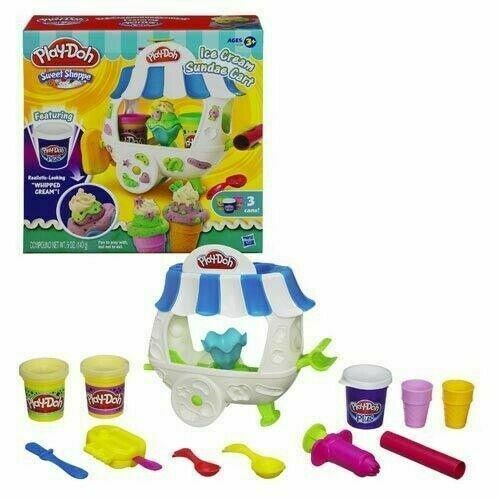 play doh sweet shoppe ice cream sundae cart