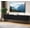 Black, variant on Floating TV Stand, Modern Wall-Mounted Media Console with Fluted Doors, 70.7" Under TV Storage Cabinet in Walnut Finish for Living Room