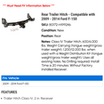 thumbnail image 2 of Rear Trailer Hitch - Compatible with 2009 - 2014 Ford F-150 2010 2011 2012 2013, 2 of 4