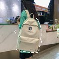 thumbnail image 2 of The New Small Daisy Canvas Bag Young Middle School Student Mochila Verde - Blanco Sincero Electrónica, 2 of 4