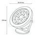 thumbnail image 3 of Estevez Proyector LED Exterior GYROS RGBW 9W Acero Inoxidable IP67, 3 of 10