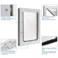 thumbnail image 3 of Ownpets Dog Door With Hard Plastic Flap Pet Door&Safe Plunger Lock Solid Durable Frame Easy To Install Doggie Door For Large Dogs Up To 100Lbs, 3 of 4