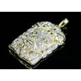 thumbnail image 4 of 10K Yellow Gold Jesus Head Diamond Pendant 1.15ct, 4 of 7