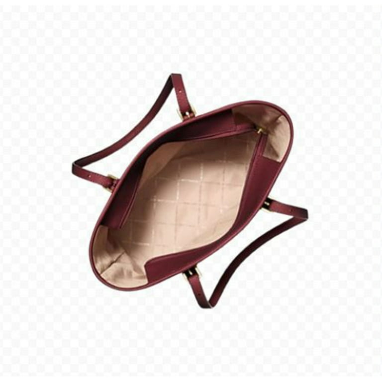 Michael Kors Women's Jet Set Travel Saffiano Leather Small Top zip