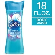 Caress Aqua Sparkle Lilac Blossom & Aquamarine Essence Fresh Body Wash, 18 fl oz