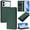 Darkgreen, variant on Decase Faux Leather Wallet Phone Case for Samsung Galaxy S26 Edge,RFID Blocking Flip Cover Card Holder,Shockproof TPU Folio Case,Black