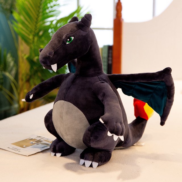 Peluches de Pokémon Mega Charizard de 23-45cm, animales de gran tamaño, muñeco de peluche suave de Anime, almohada de dragón de fuego, regalo de Navidad para niños