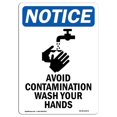 thumbnail image 1 of SignMission OS-NS-A-1218-V-10275 12 x 18 Po. OSHA Notice Sign - Éviter la Contamination, 1 of 1