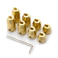 thumbnail image 2 of Riwcyla Kits de Recharge de Poids d'Équilibre de Rayons de Roue en Laiton Réutilisables pour Moto, Lot de 8, Parfaits pour l'Usage Quotidien, les Activités de Plein Air, les Voyages et les occasions Décontractées..., 2 of 6