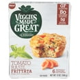 thumbnail image 6 of Veggies Made Great Tomato Basil Frittata, 12 Ounce, 6 Count Box, (Frozen), 6 of 10