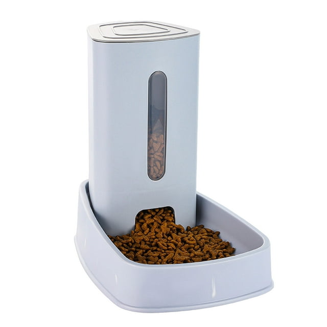 asddcavvf Automatic Cat Dog Feeder and Water Dispenser Set Indoor Pet Feeding System Non Automatic Pet Feeder and Water Bowl for Dogs and Cats Large Capacity Pet Food Reminder Cat Feeding Station Dog