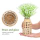thumbnail image 3 of unbranded 1Ud Florero De Cristal Con Tejido Para Arreglo Floral Y De Hogar, 3 of 6