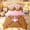 Brown Pink, variant on Feelyou Cute Donut Baseball Twin Bedding for Boys, Ice Cream Bat Sport Bedding Comforter Set, Multicolor, Polkadot Reversible, 7 Pieces