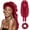 Burgundy, variant on Long Satin Braid Bonnet for Women Silk Bonnet for Sleeping Sleep Cap with Elastic Tie Band Night Cap for Long Curly Hair Locs