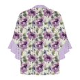 thumbnail image 5 of Blouses for women dressy casual Polyester Soft Clothing L Purple womens blouses, 5 of 5