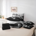 thumbnail image 6 of Feelyou Tree Landscape Twin Bedding Sets 7pcs, Rustic Duck Animal Bedding Comforter Set, 6 of 8