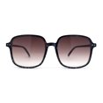 thumbnail image 2 of Womens Classy Thin Plastic Large Rectangle Simple Fashion Sunglasses Purple Blue - Burgundy, 2 of 4