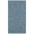 thumbnail image 2 of Safavieh Courtyard Finnian Solid Indoor/Outdoor Area Rug, Navy/Gray, 4' x 5'7", 2 of 13