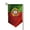 Sharp Corner, variant on Portugal Portuguese Flag Garden Flag Double Sided Small Flag Yard Home Decorative Flags Banner 12.5 x 18 Inch Square