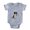 Heather Grey, variant on CafePress - Havanese Party - Cute Infant Baby Football Bodysuit