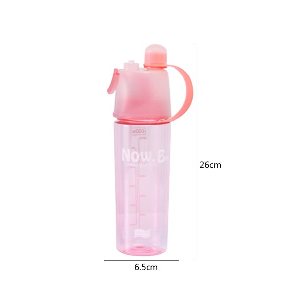 Spray Cool Mist Bottle Verano Ciclismo Botella de agua portátil para deportes (rosa) Sywqhk Libre de BPA