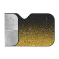 thumbnail image 2 of Kdxio Gold Glitter Gradient Print Windshield Sun Shade, Foldable Sun Blocker for Car,Truck,SUV Automotive Interior Sun Protection,Reflective Shade for Front Windshield(Medium), 2 of 7