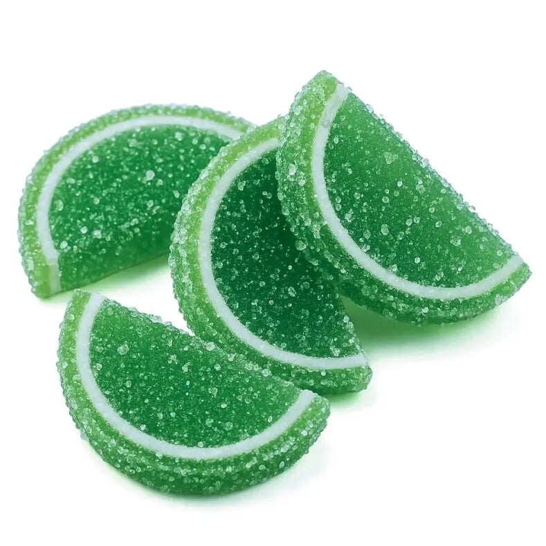 NY Spice Shop Lime Jelly Fruit Slices - 3 Pound - Fruit Slices Candy - Candy Fruit Slices