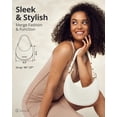 thumbnail image 2 of Bolso de mano Vantamo Crescent para mujer con protección RFID, color blanco, 2 of 6