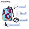 thumbnail image 3 of Rocae Donuts for Durable Canvas Backpack Leisure Large Bag Travel Rucksack Multi-function Backpack Medium, 3 of 8