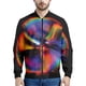 thumbnail image 4 of Chaqueta con cremallera y estampado 3D de burbujas psicodélicas para hombre, sudadera de calle con personalidad, chaquetas de gran tamaño para primavera y otoño, abrigos de manga larga, 4 of 4