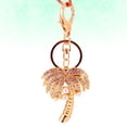 thumbnail image 2 of FELTECHELECTR Llavero creativo de coco con forma de árbol de coco y perlas de cristal, llavero grande para coche, adorno para bolso de mujer, joyería con abalorio, regalo, 2 of 6