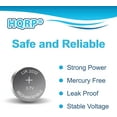 thumbnail image 4 of HQRP 10-Pack LIR2032 LIR2032H 3.7-Volt Lithium-Ion Rechargeable Coin Cell Battery LIR-2032 LIR2O32 LIR-2O32, 4 of 7