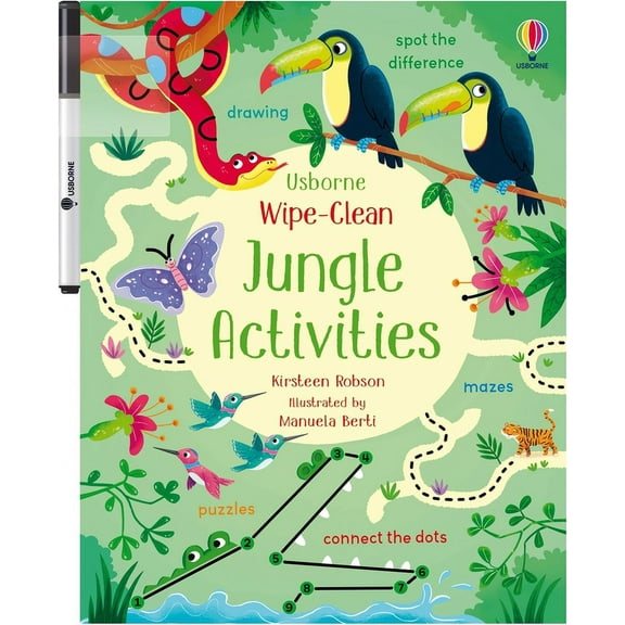 Wipe-Clean Activities Wipe-Clean Jungle Activities, (Paperback)